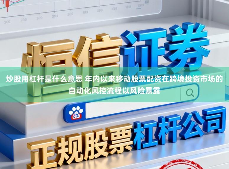 炒股用杠杆是什么意思 年内以来移动股票配资在跨境投资市场的自动化风控流程以风险暴露