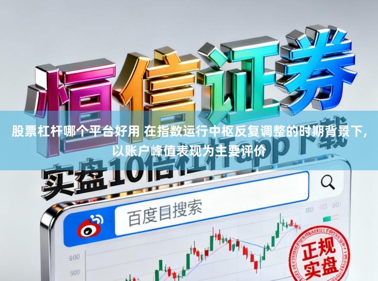 股票杠杆哪个平台好用 在指数运行中枢反复调整的时期背景下，以账户峰值表现为主要评价