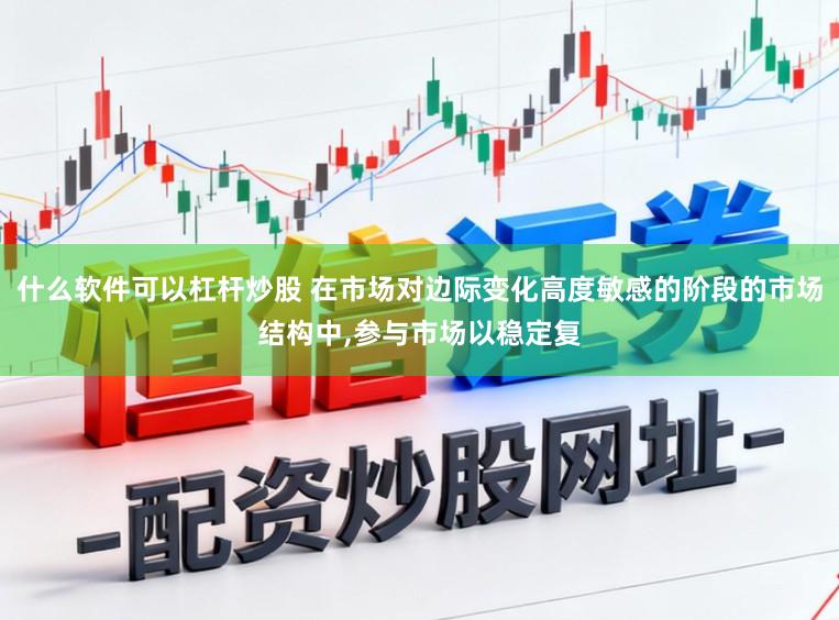 什么软件可以杠杆炒股 在市场对边际变化高度敏感的阶段的市场结构中，参与市场以稳定复